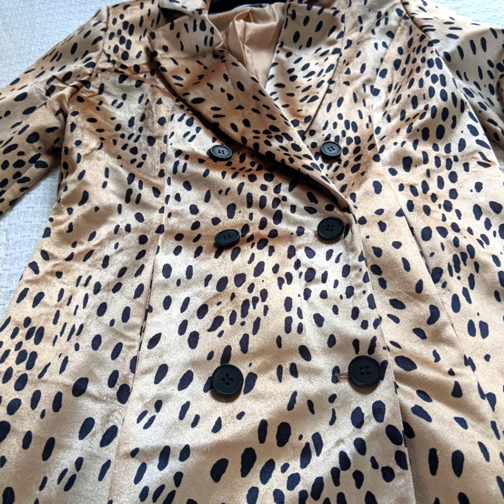 Leopard Print Coat - image 4